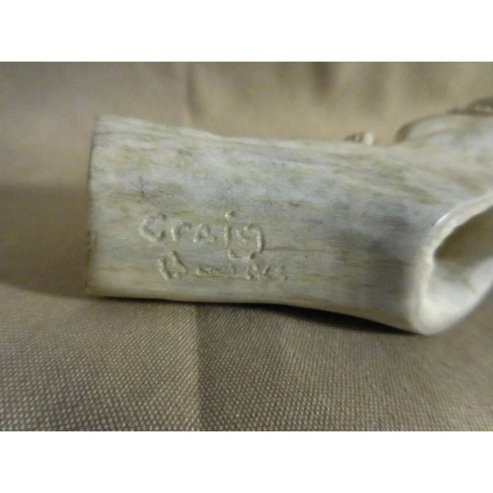 Zuni Native American Pueblo Indian Carved Fetish Lizard Craig Boone #711zzz RARE
